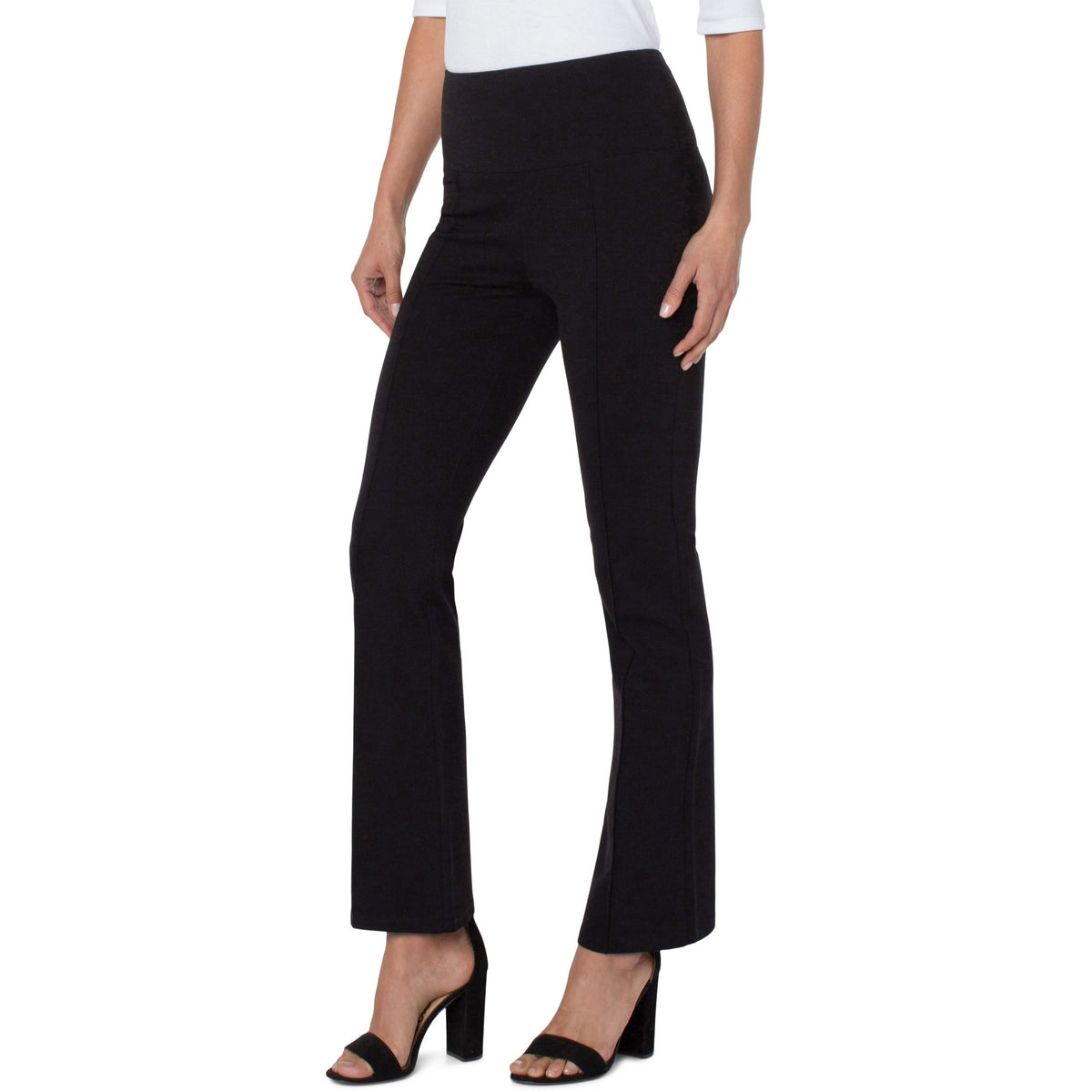 Pull On Pearl Flare Pant with Pintuck Detail – Bobbi's at Parkside